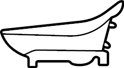 View 86544K2000 Brake Air Duct (Right, Front, Lower) Full-Sized Product Image