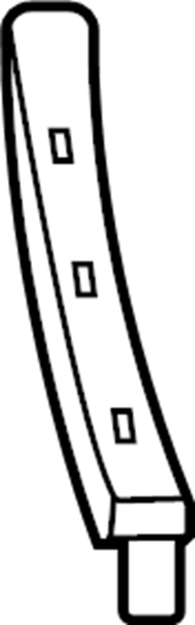 View 86528K2000 Bumper Cover Reinforcement (Right, Front) Full-Sized Product Image