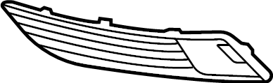 View 86595K2000 Bumper Trim (Left, Front, Lower) Full-Sized Product Image