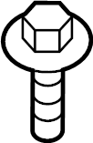 View 1145308246B Bolt. Impact. Headlight. Bar.  Full-Sized Product Image