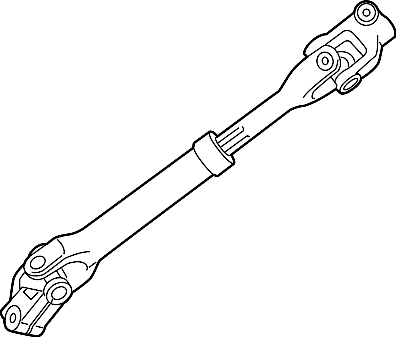 View 56400H5000 Steering Shaft (Lower) Full-Sized Product Image