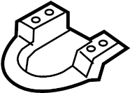View 253332V000 Radiator Mount Bracket (Upper) Full-Sized Product Image