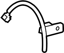 View 58731A5000 Hose. Brake. Hydraulic. (Left, Front) Full-Sized Product Image