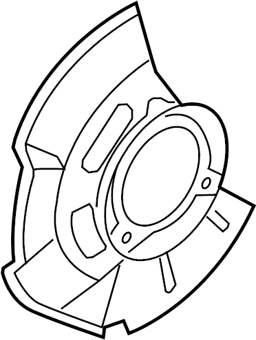 View 51755A5000 COVER-FR BRAKE DISC DUST LH Full-Sized Product Image