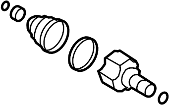 View 495352V500 CV Joint Kit (Right, Front) Full-Sized Product Image
