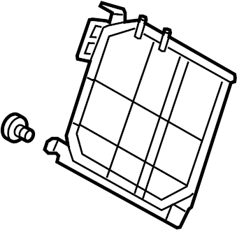 View 894102V002 Seat Back Frame (Rear) Full-Sized Product Image