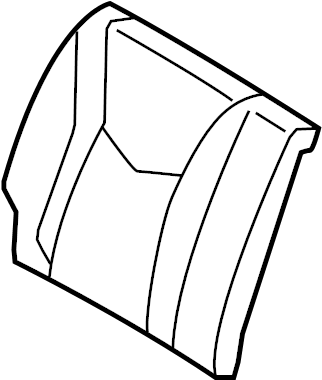 View 894602V271TFE Seat Back Cushion Cover (Right) Full-Sized Product Image