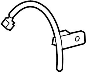 View 587372V000 Hose. Brake. Line. Hydraulic. (Left, Rear) Full-Sized Product Image