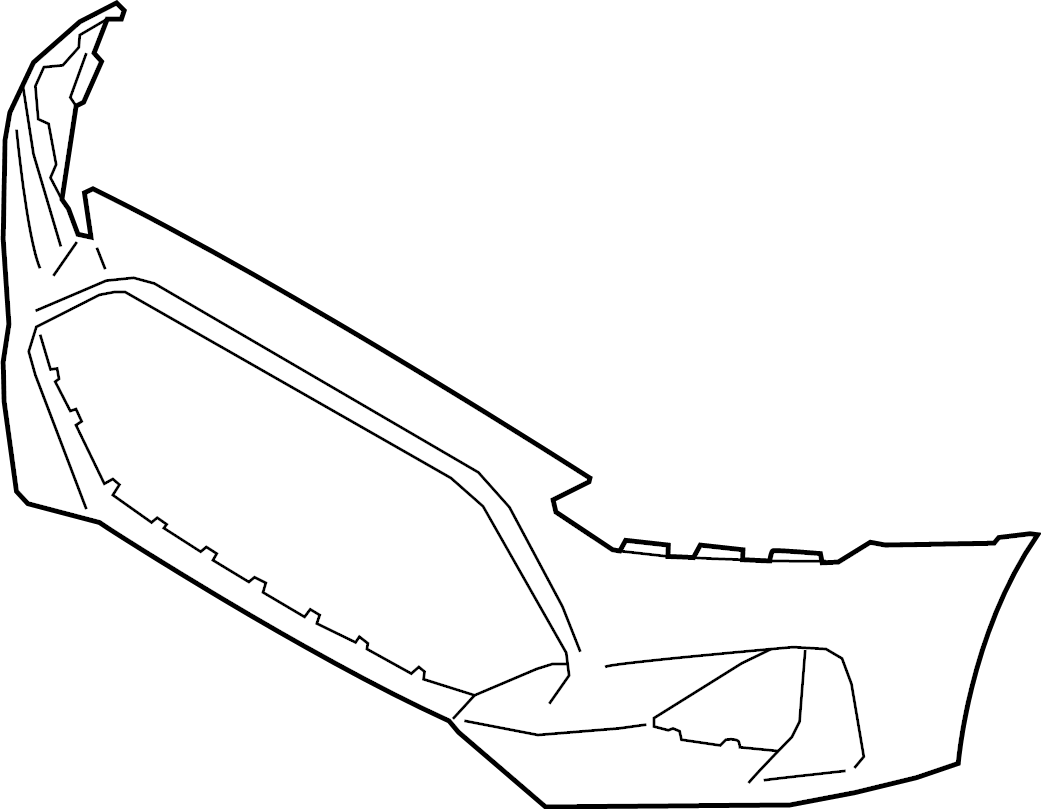View 86511J3000 Bumper Cover (Front, Lower) Full-Sized Product Image