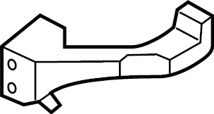 View 64117J3000 Radiator Support Panel Reinforcement (Left) Full-Sized Product Image