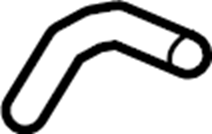 View 25451K9000 Engine Coolant Overflow Hose Full-Sized Product Image