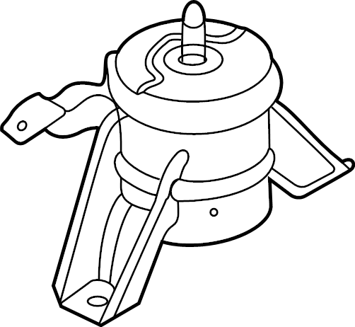 View 21810S0100 Engine Mount (Front, Upper) Full-Sized Product Image