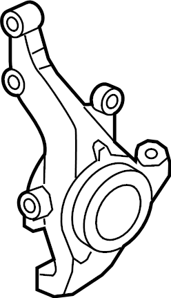 View 51711J3000 Steering Knuckle (Right, Front) Full-Sized Product Image