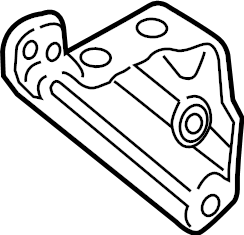 View 66331J9000 Fender Bracket (Left, Front, Upper, Lower) Full-Sized Product Image