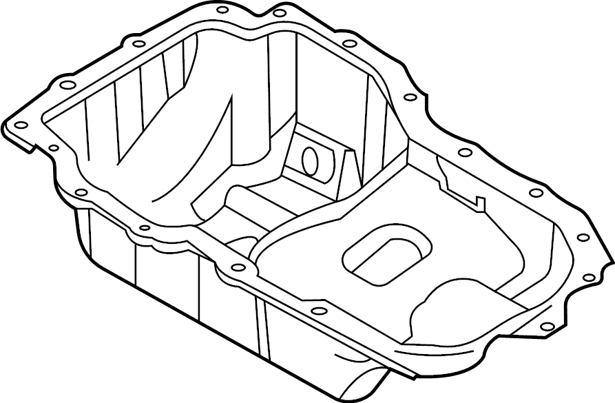 View 215102M880 Engine Oil Pan Full-Sized Product Image