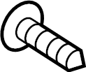View 6509709AA Screw. Cover. Bumper. Bolt. Grille. (Lower) Full-Sized Product Image