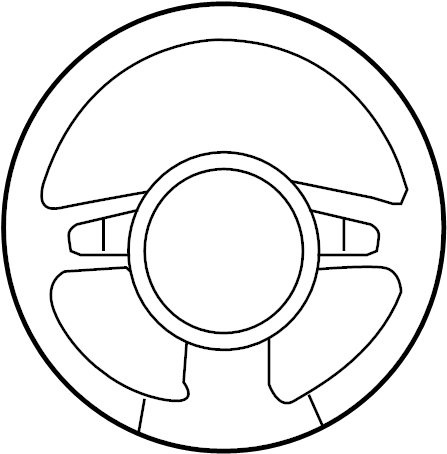 View 8P0419091DKTNA Steering Wheel Full-Sized Product Image