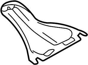 View 8P0858697 Instrument Panel Mounting Bracket Full-Sized Product Image