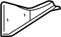 View 8P1857251 Instrument Panel Mounting Bracket Full-Sized Product Image