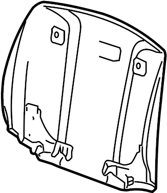 View 4F0881969CYNE Seat Back Panel (Rear) Full-Sized Product Image