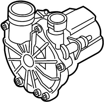 View 04E131333B Secondary Air Injection Pump (Right) Full-Sized Product Image