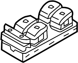 View 8V0959851G Door Window Switch Full-Sized Product Image