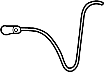 View 8V0862165A Fuel Filler Door Release Cable Full-Sized Product Image