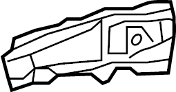 View 8V5810392 Quarter Panel Reinforcement (Upper) Full-Sized Product Image