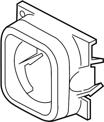 View 8V0907224A Cruise Control Distance Sensor Cover Full-Sized Product Image