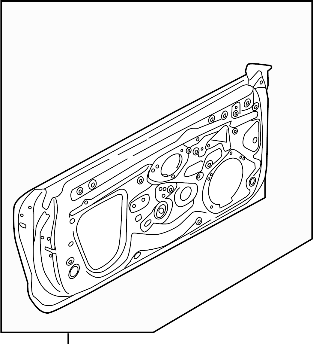 View 8V7831051 Door ASSEMBLY. Door frame ASSEMBLY. Door Shell.  Full-Sized Product Image