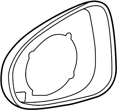 View 8V08572399B9 Door Mirror Housing Full-Sized Product Image