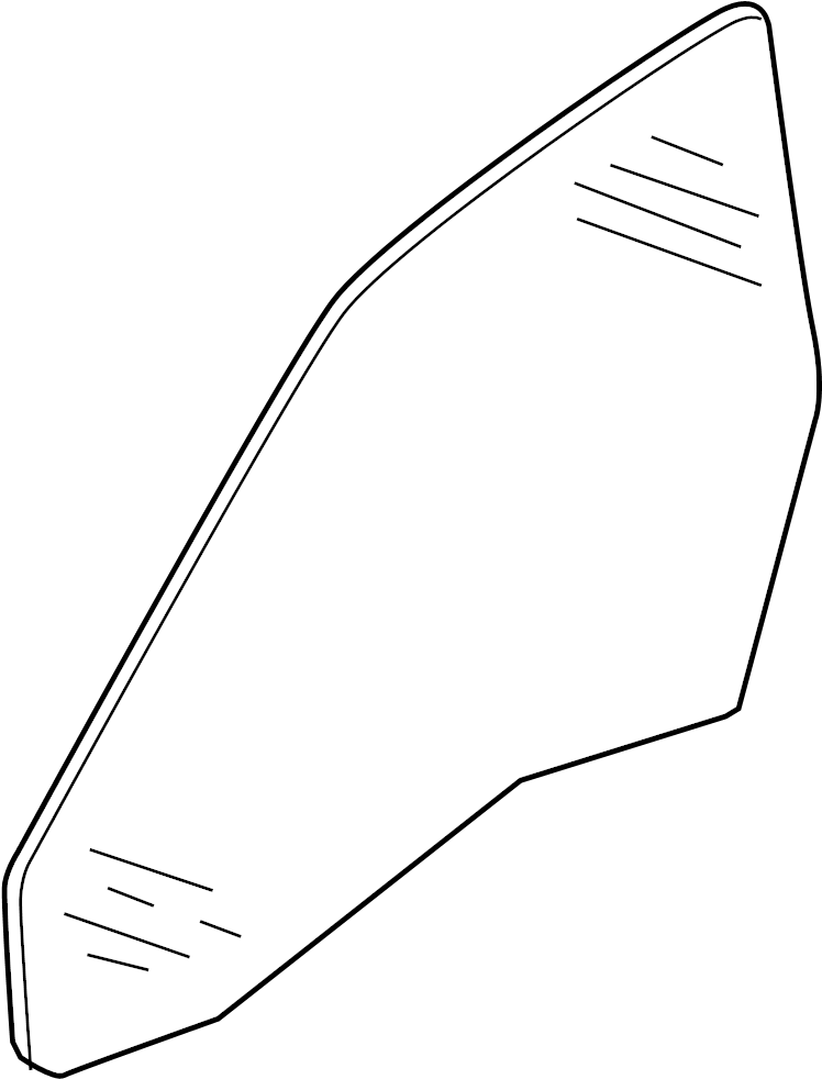 View 8V7845201 Door Glass Full-Sized Product Image