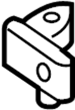 View 8X4833408B Door Hinge (Upper) Full-Sized Product Image