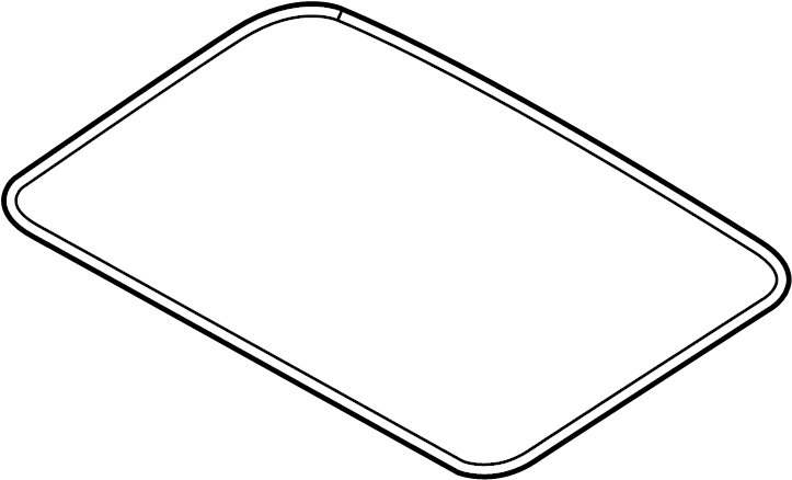 View 8W5877297 Sunroof Seal Full-Sized Product Image