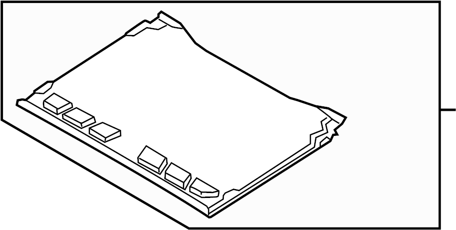 View 8W5877255RK6 Sunroof Cover Full-Sized Product Image