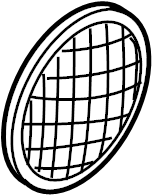 View 8H0035419A6G6 Speaker Cover Full-Sized Product Image