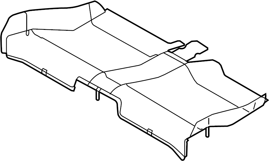 View 8H0885111A Seat Frame (Lower) Full-Sized Product Image