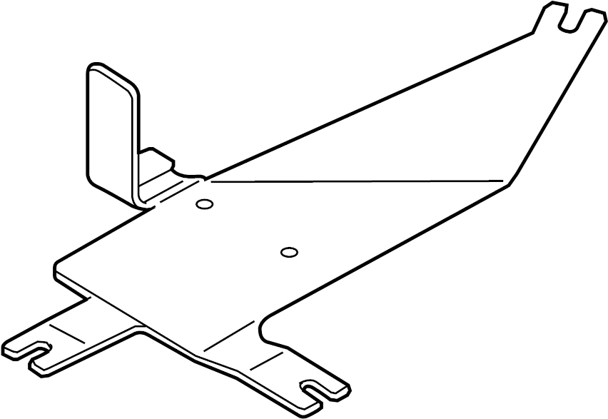 View 8H0871751 Convertible Top Hydraulic Pump Bracket Full-Sized Product Image