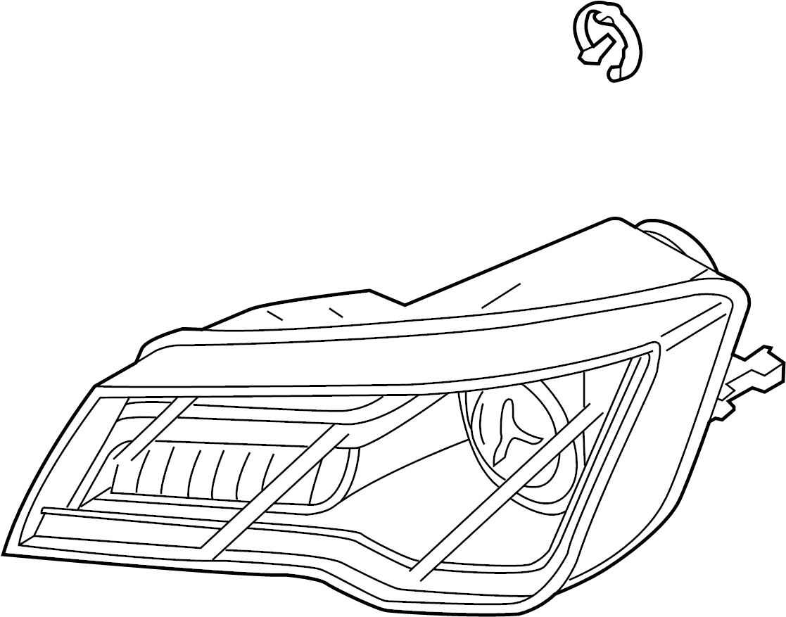 View 4G8941043B Headlight Assembly Full-Sized Product Image