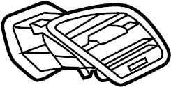 View 4G8820902A6PS Dashboard Air Vent Full-Sized Product Image