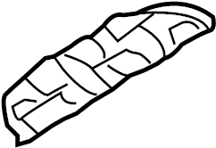 View 51777461383 Mount for rocker panel, front left Full-Sized Product Image