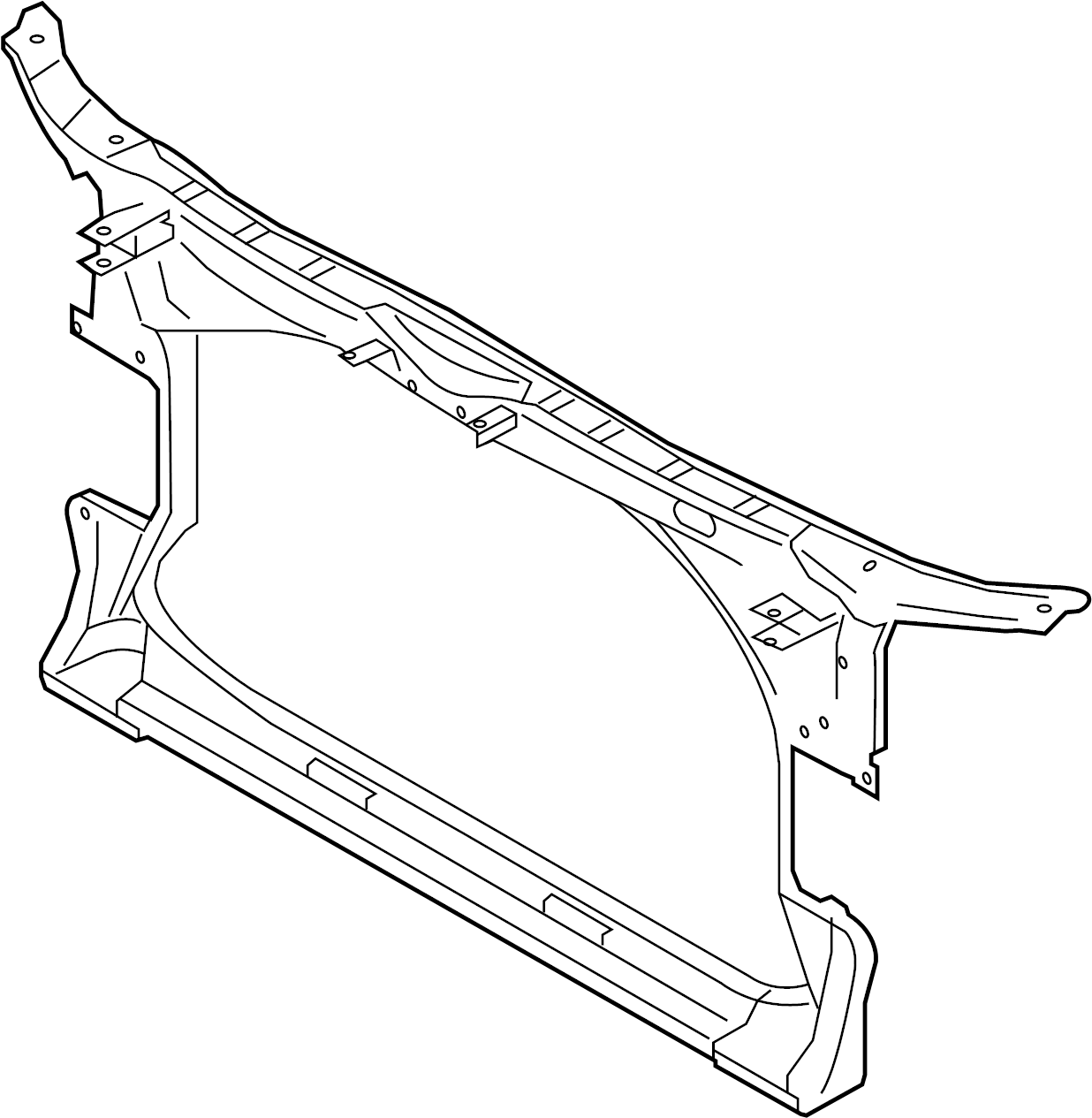 View 4G0805594 Support. Panel.  Full-Sized Product Image
