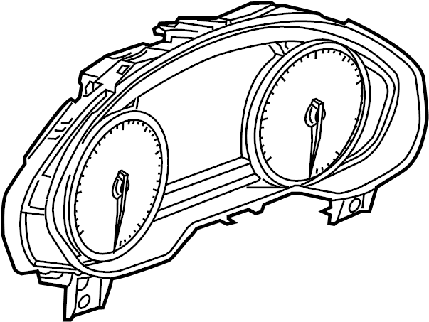 View 4G8920987C COMBINATION. INSTANT. Gauge cluster.  Full-Sized Product Image