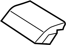 View 4G8885777 Seat Back Cushion (Upper) Full-Sized Product Image