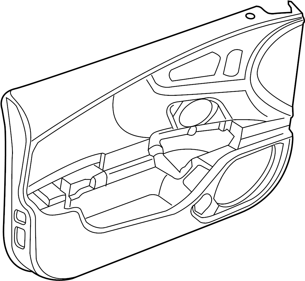 View 4G8867103JWFA Door Interior Trim Panel Full-Sized Product Image