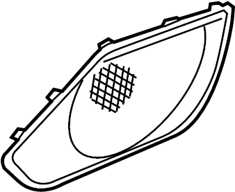 View 4G8035420A4PK Speaker Cover Full-Sized Product Image