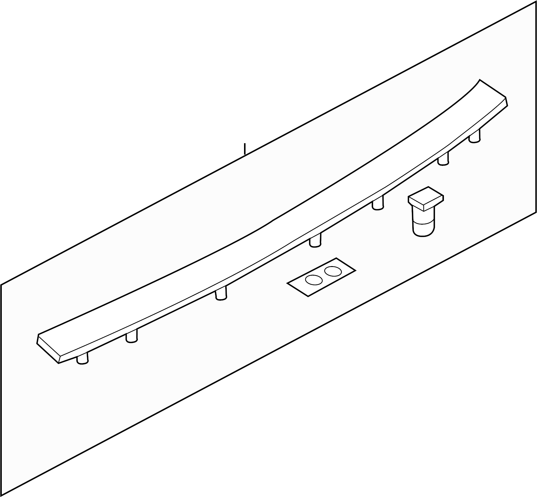 View 4G8945097 Center High Mount Stop Light Full-Sized Product Image
