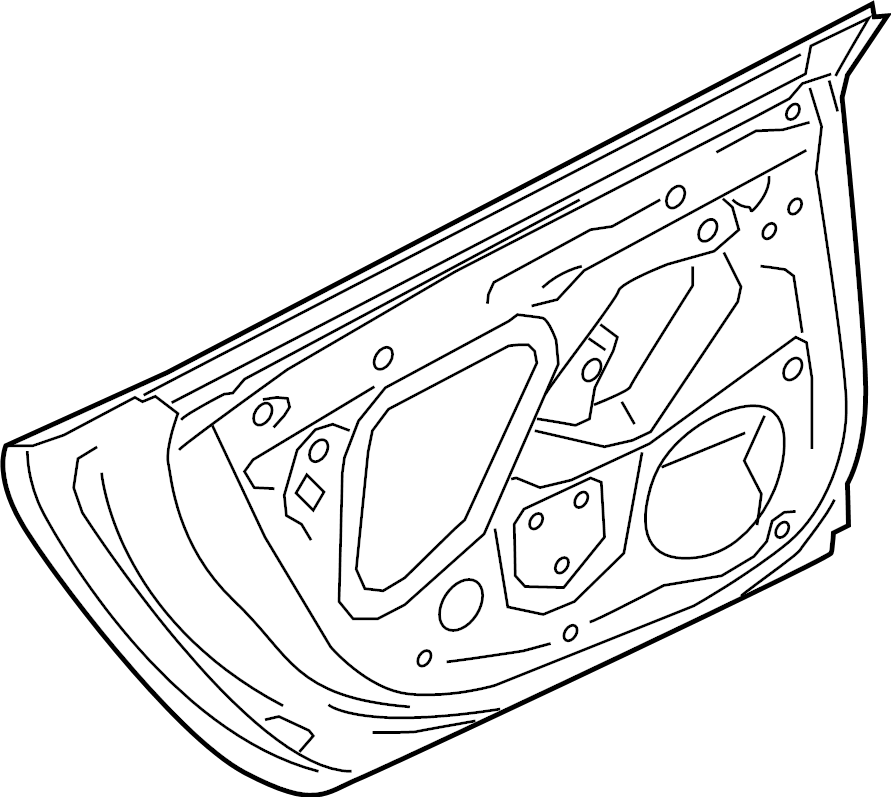 View 4K8833051C Door Shell Full-Sized Product Image