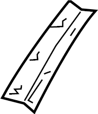 View 8W6853351AV48 Trim. Pillar. Insert.  Full-Sized Product Image