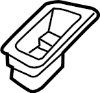 View 8W69598296PS Door Window Switch Bezel Full-Sized Product Image